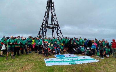 Celebrado el “GorbELA 2021”, la ascensión solidaria a la cumbre del Gorbea.