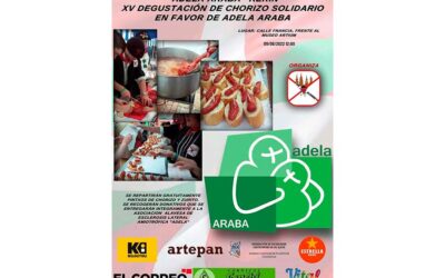Degustación de chorizo solidario en favor de ADELA Araba